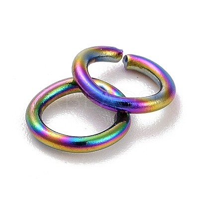 Ion Plating(IP) 304 Stainless Steel Open Jump Rings STAS-CJC0001-26C-1