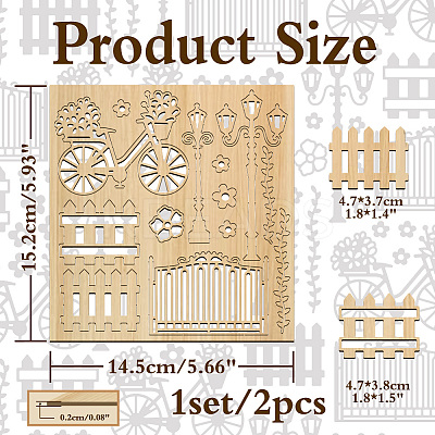 Wood Shaving Boards DIY-WH0548-006-1