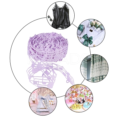 Hollow Lace Embossing Ribbon OCOR-WH0046-02A-1