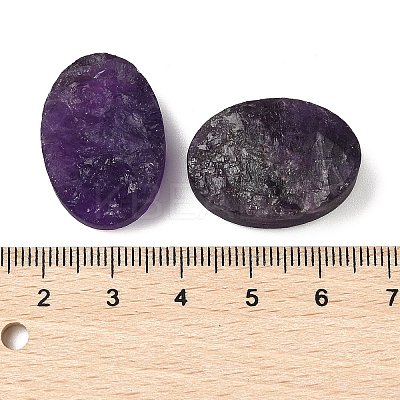 Natural Amethyst Cabochons G-K338-38B-01-1