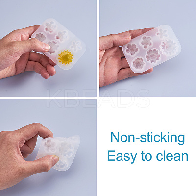 5Pcs 5 Style DIY Silicone Molds DIY-PJ0001-23-1