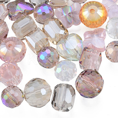 Transparent Glass Beads EGLA-N002-49-1