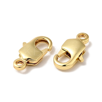 Brass Lobster Claw Clasps KK-J301-22G-1