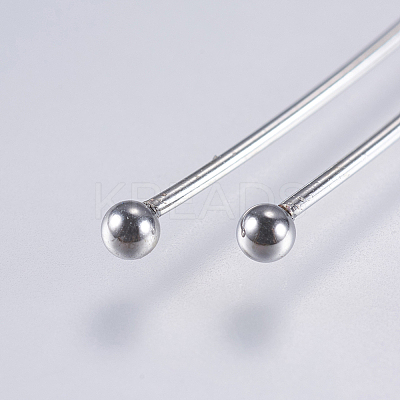 Tarnish Resistant 304 Stainless Steel Ball Head Pins LS-X-STAS-F146-02P-40mm-1
