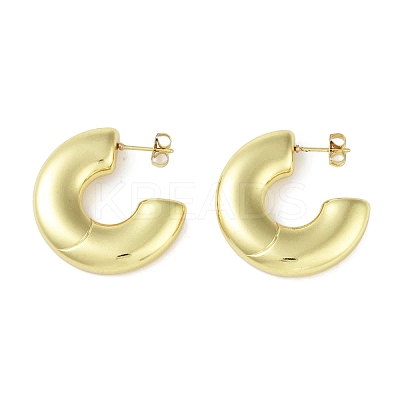 Ion Plating(IP) 304 Stainless Steel Stud Earrings for Women STAS-I304-03P-1