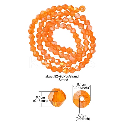 Transparent Glass Beads EGLA-YW0001-51D-1