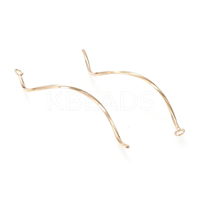 Brass Big Pendants KK-F820-16G-1