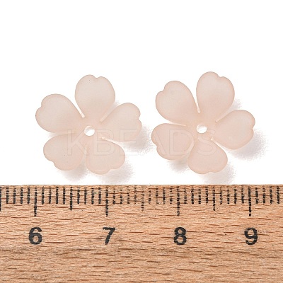 Frosted Acrylic Bead Caps AC-CBA1E6C-08A-1
