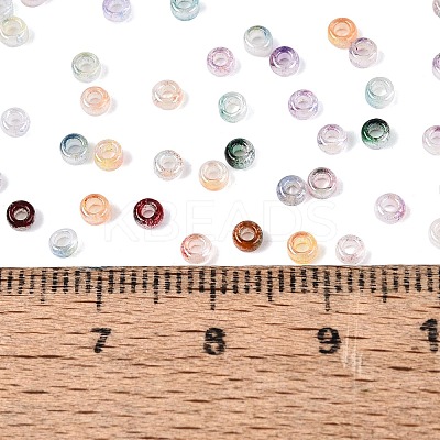 Picasso Glass Seed Beads SEED-Q041-02O-1