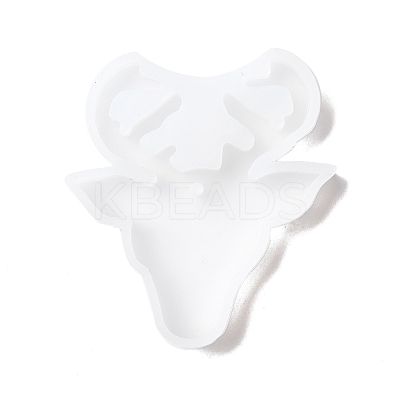 Christmas Theme DIY Christmas Reindeer/Stag Pendant Silhouette Silicone Molds DIY-F114-31-1