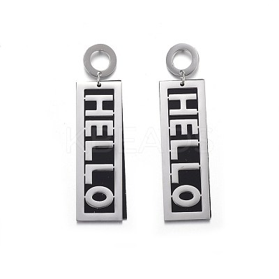(Jewelry Parties Factory Sale)304 Stainless Steel Stud Earrings EJEW-E242-22-1