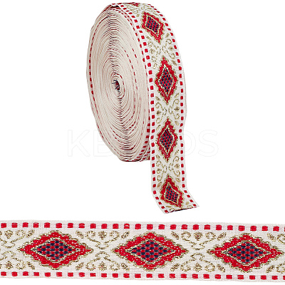 10Yards Embroidery Polyester Ribbons OCOR-GF0004-85B-1