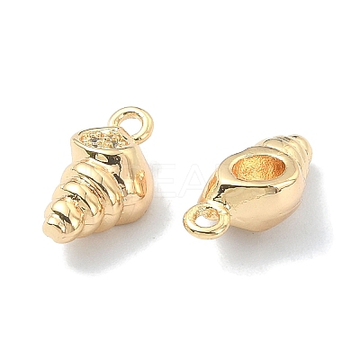 Brass Micro Pave Cubic Zirconia Pendants KK-A194-05G-1