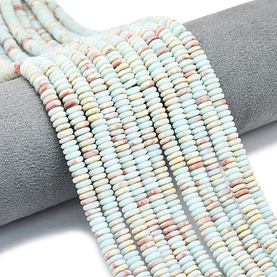 Frosted Synthetic ShouShan Stone Beads Strands G-K389-C39-01-1