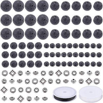 DIY Bead Stretch Bracelets Making Kits DIY-NB0004-61-1