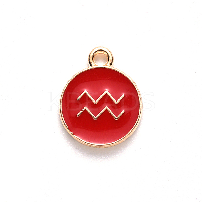 Alloy Enamel Pendants LS-X-ENAM-S124-01B-07J-1