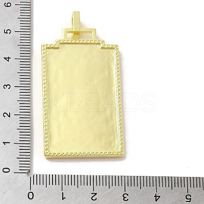 Brass Micro Pave Cubic Zirconia Pendant with Enamel KK-H458-02G-K02-1