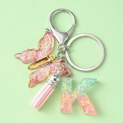Transparent Epoxy Resin Keychains KEYC-YW00002-1