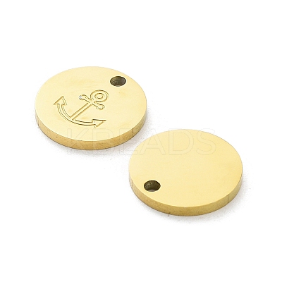 Ion Plating(IP) 316L Surgical Stainless Steel Charms STAS-D029-35G-1