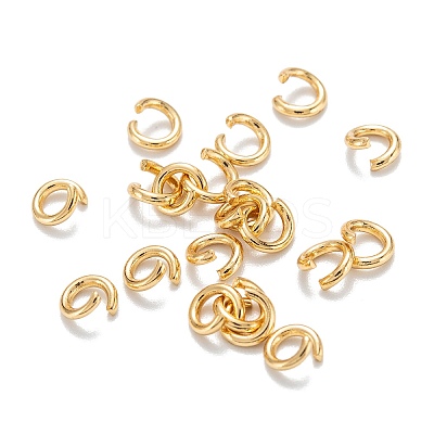 Ion Plating(IP) 304 Stainless Steel Open Jump Rings LS-STAS-F084-24G-01-1