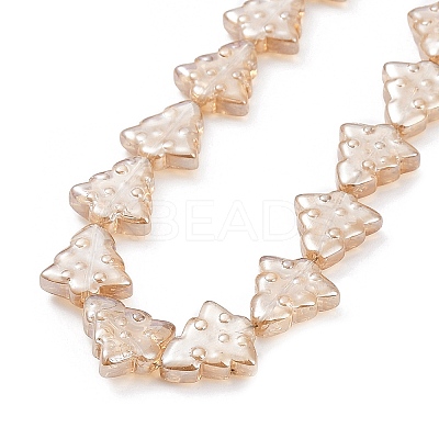 Electroplate Glass Beads Strands EGLA-C002-M-1
