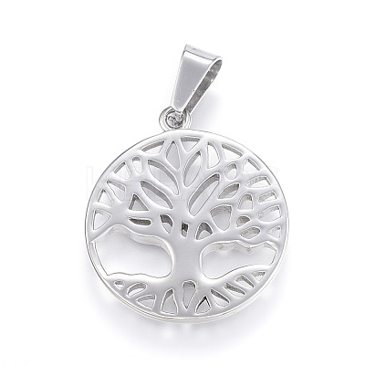 Non-Tarnish 304 Stainless Steel Pendants X-STAS-G126-16P-1