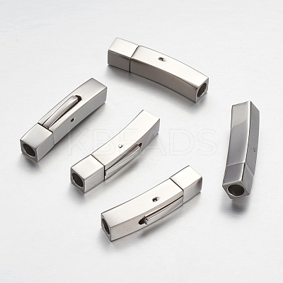 Tarnish Resistant 304 Stainless Steel Bayonet Clasps STAS-F037-01-1
