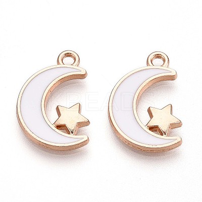 Alloy Enamel Pendants ENAM-T022-09B-1