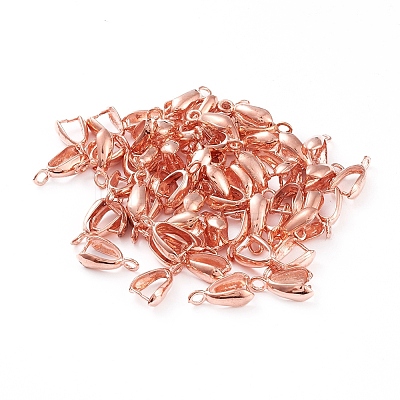 Grade AA Brass Ice Pick Pinch Bails for Pendant Making LS-KK-M008-b-06RG-NR-1