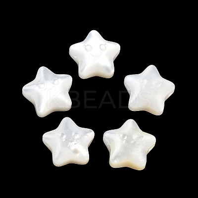 Natural White Shell Beads SHEL-M020-02A-1