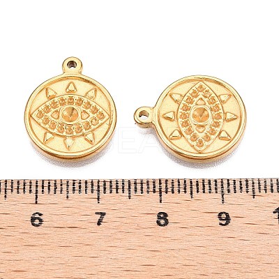 Ion Plating(IP) 304 Stainless Steel Pendant Rhinestone Settings STAS-T064-38G-1
