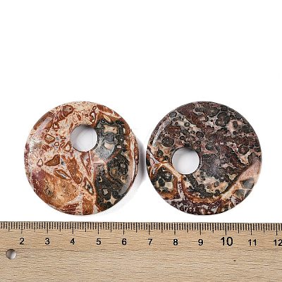 Natural Leopard Skin Jasper Pendants G-C140-10H-1