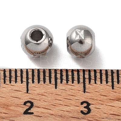 Non-Tarnish 303 Stainless Steel Beads STAS-Q302-06A-P-1