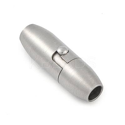 Non-Tarnish 304 Stainless Steel Locking Tube Magnetic Clasps STAS-F194-20P-1