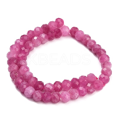 Faceted Dyed Natural White Jade Beads Strands GG-CBAE966-01B-R-1