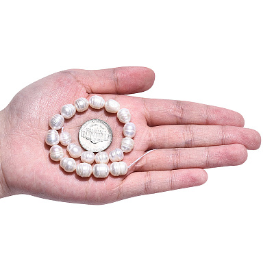 Natural Cultured Freshwater Pearl Beads Strands PEAR-N012-08G-1