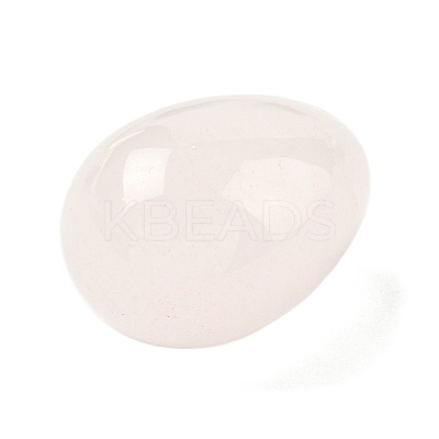 Natural & Synthetic Mixed Gemstone Egg Shape Display Decorations G-Z094-01-1