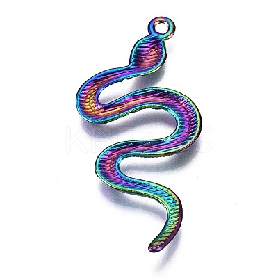 Rainbow Color Alloy Pendants PALLOY-S180-192-NR-1