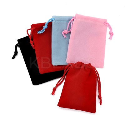 Velvet Cloth Drawstring Bags TP-C001-70X90mm-M-1