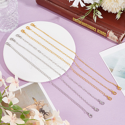 6Pcs Brss Baseball Cap Chain AJEW-GO00038-1
