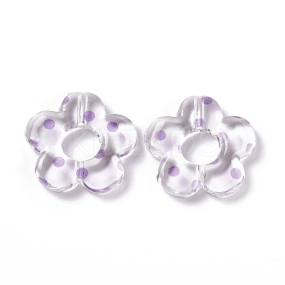 Transparent Acrylic Beads OACR-C009-06A-1