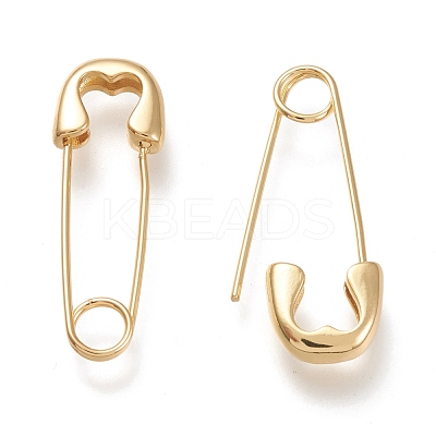 Brass Dangle Earrings KK-M207-03G-1