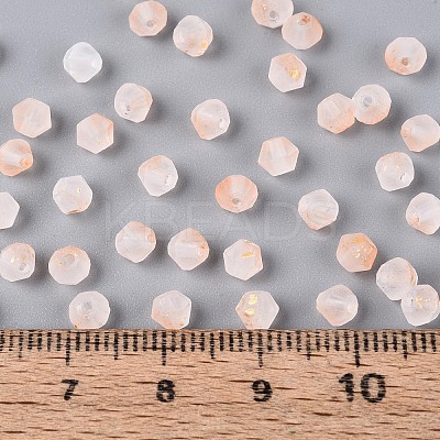Frosted Glass Seed Beads SEED-N012-01G-1