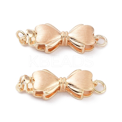 Rack Plating Brass Box Clasps KK-A183-72G-1