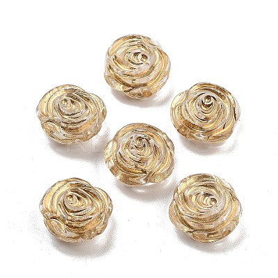 Plating Acrylic Beads X-OACR-Q084-16A-1