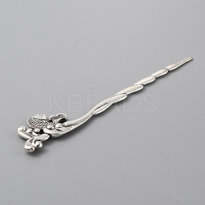 Alloy Fish Hair Sticks MRMJ-WH0077-102B-AS-1