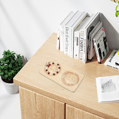 Beech Wooden Jewelry Bracelet Finger Ring Diplay Holder Tray ODIS-WH0010-02J-01-1