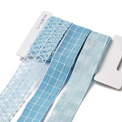 9 Yards 3 Styles Polyester Ribbon SRIB-A014-E11-1