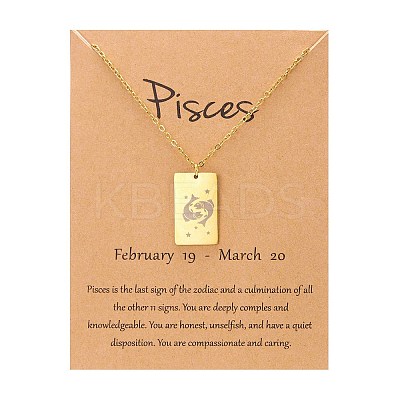 Twelve Constellations Pendants Necklaces LS-PW-WG2D875-06-1
