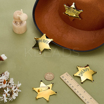 4Pcs Iron Badge Brooches for Backpack Clothes JEWB-FG0001-49-1